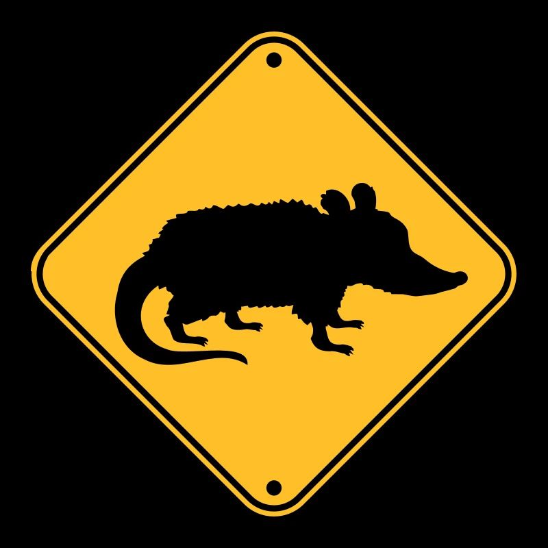 Bouclier de danger d’opossum