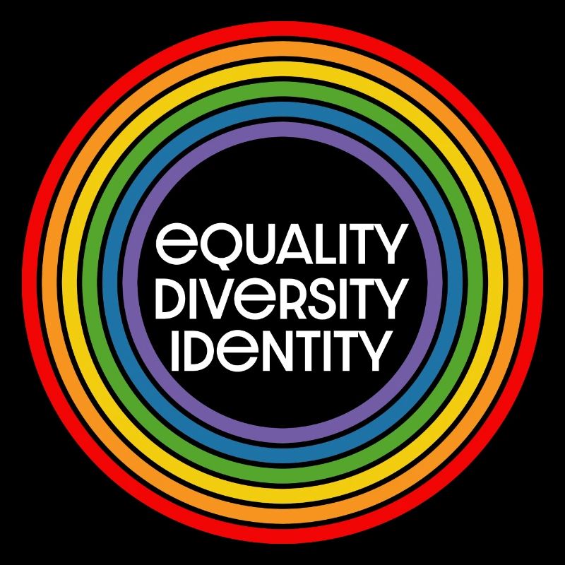 equality diversity identity black shirt