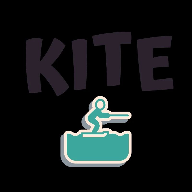 Kitesurf | logo et dessin Kite pour Kitesurfer