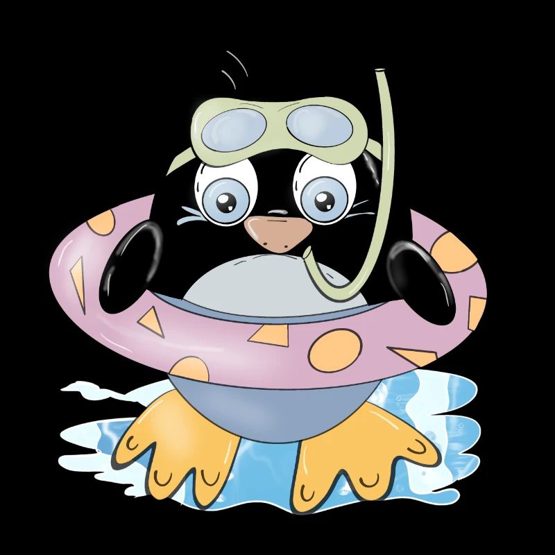 Dieser Vogel schwimmt