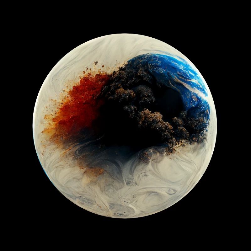 La Terre est à la fin