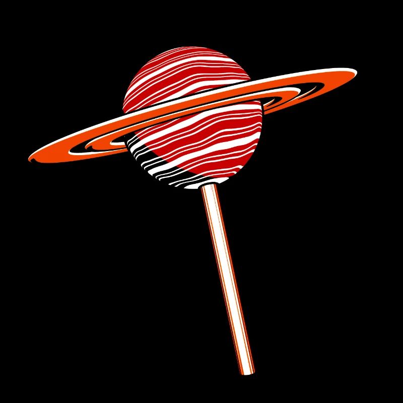 Saturne Planète Sucette