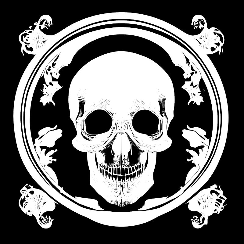 Skulls with ornaments