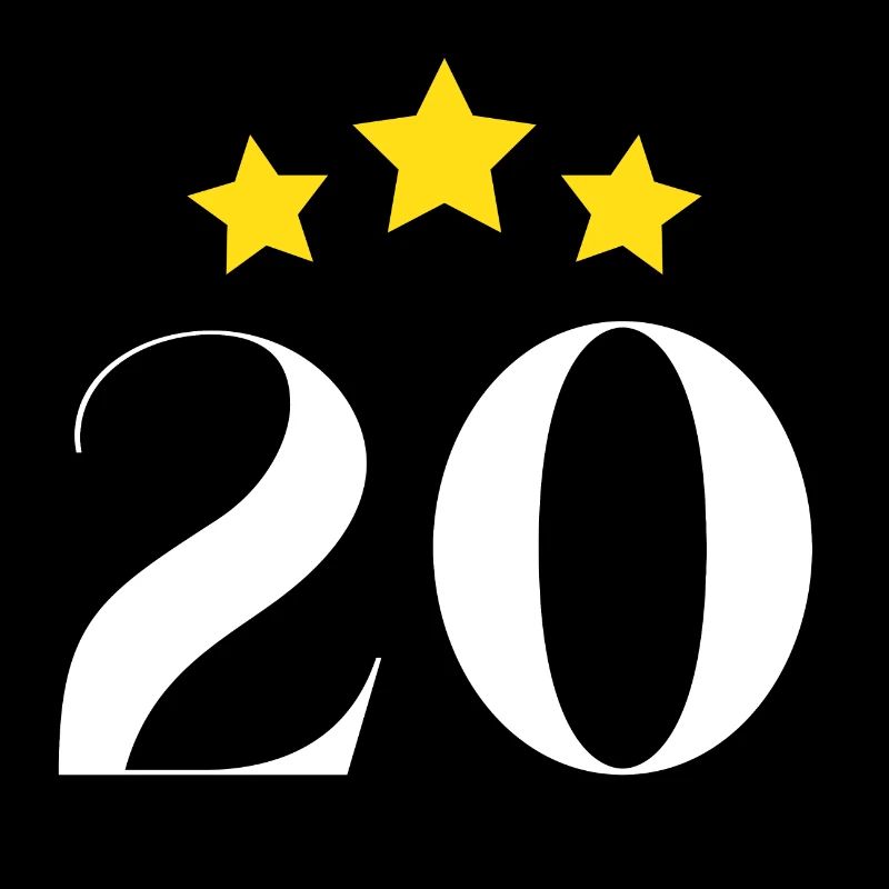 20-jähriges Jubiläum mit Stern