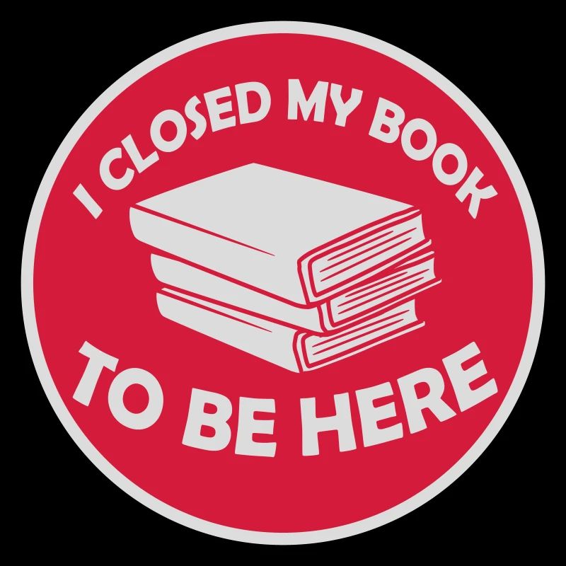 I closed my book