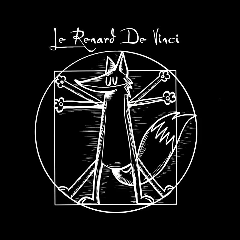 Le Renard de Vinci white