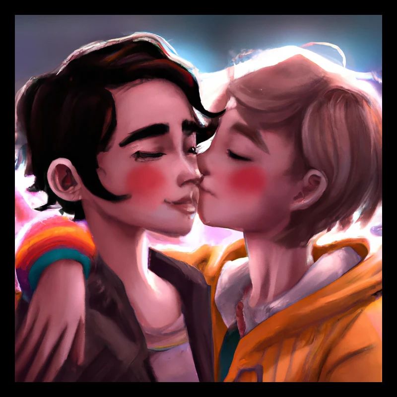LGBT Queer Kuss 🌈🌈