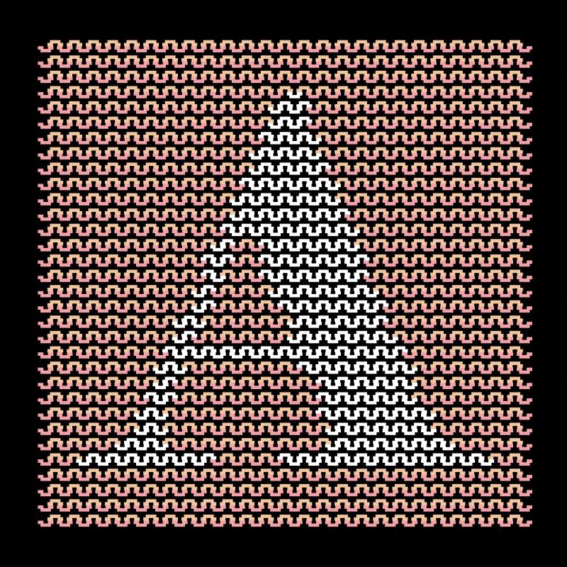 Yarn Serif Lettre A Blanc