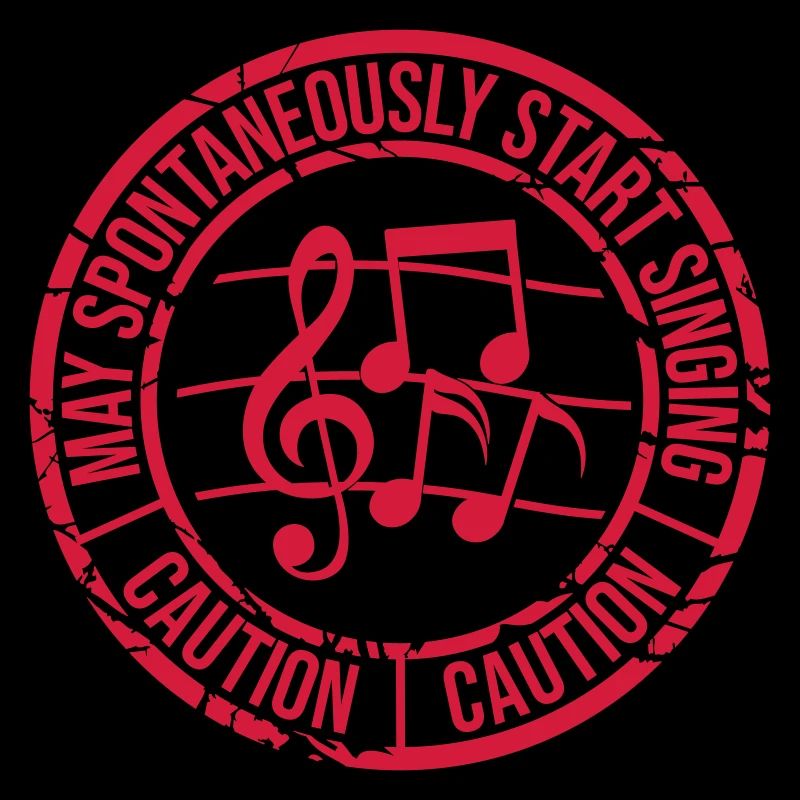 may spontaneously start singing