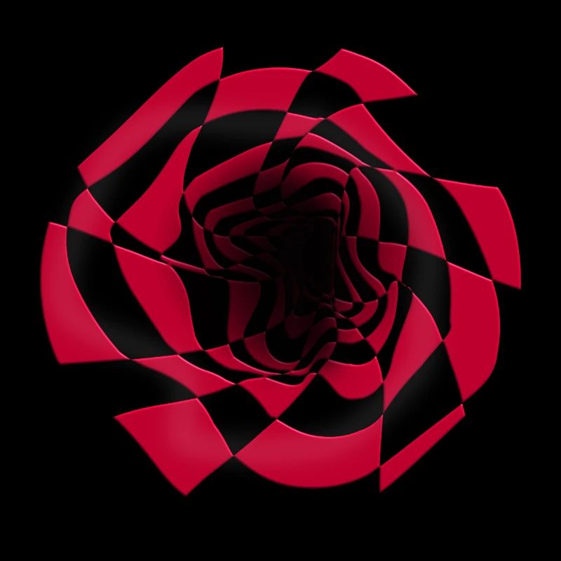 Psychédélique Pattern Abstrait Rétro