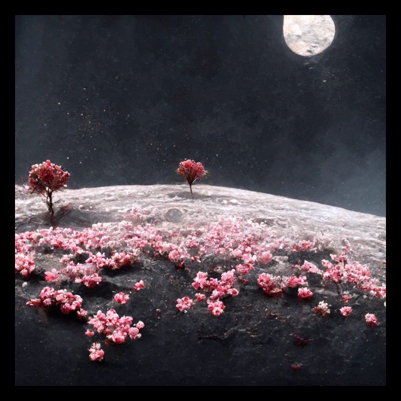 Rubi Blooming Cherry Trees on the Moon 2