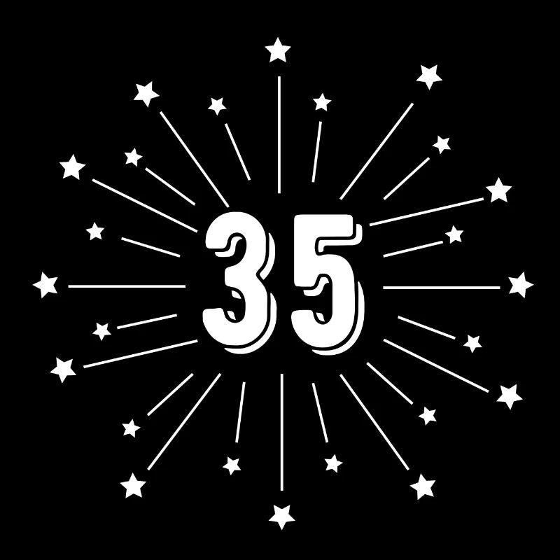 35e anniversaire étoilé - cadeau 35 ans