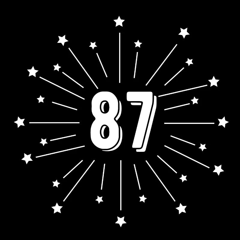 87. Sternengeburtstag - Geschenk 87 Jahre