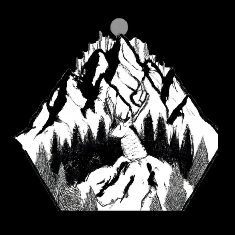 Encre de cerf de montagne