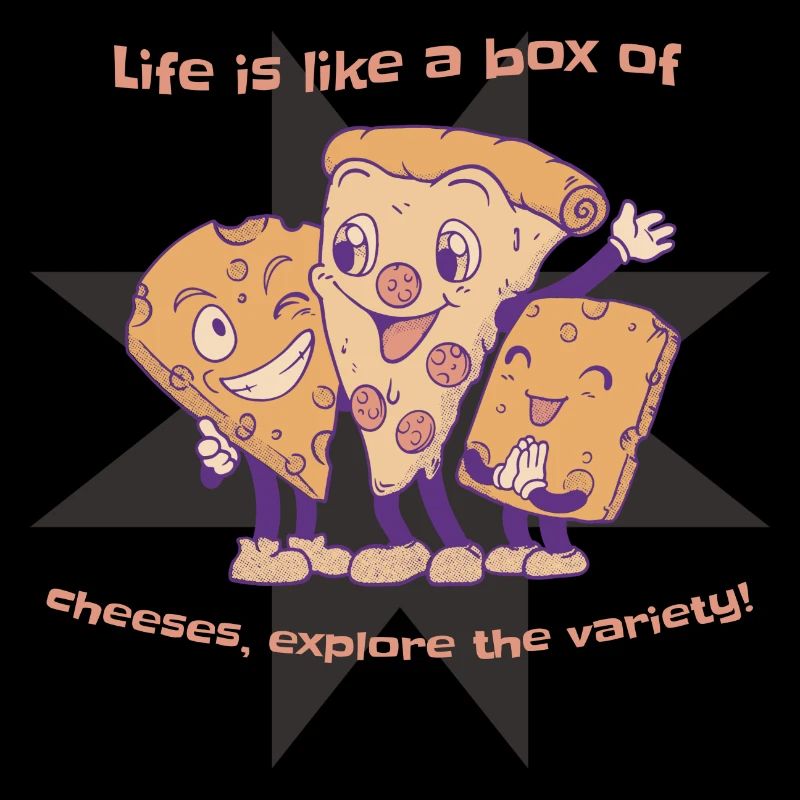 La vie est comme une boîte de fromages Explorez la variété