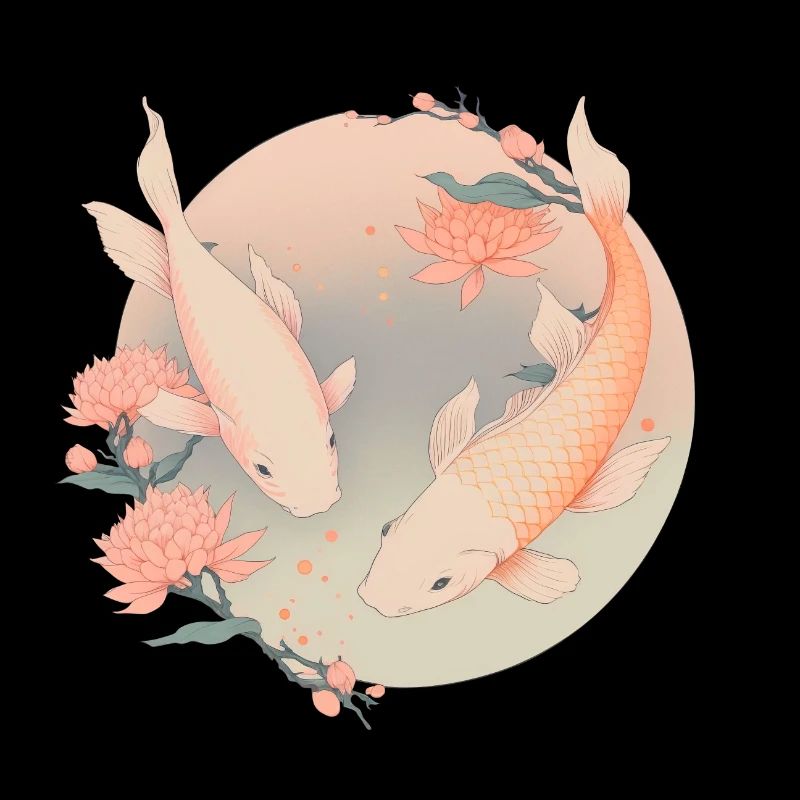 Karpfenkoi - Illustration