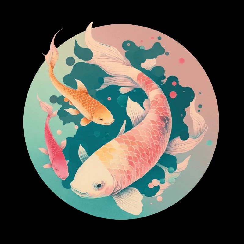 Karpfenkoi - Illustration