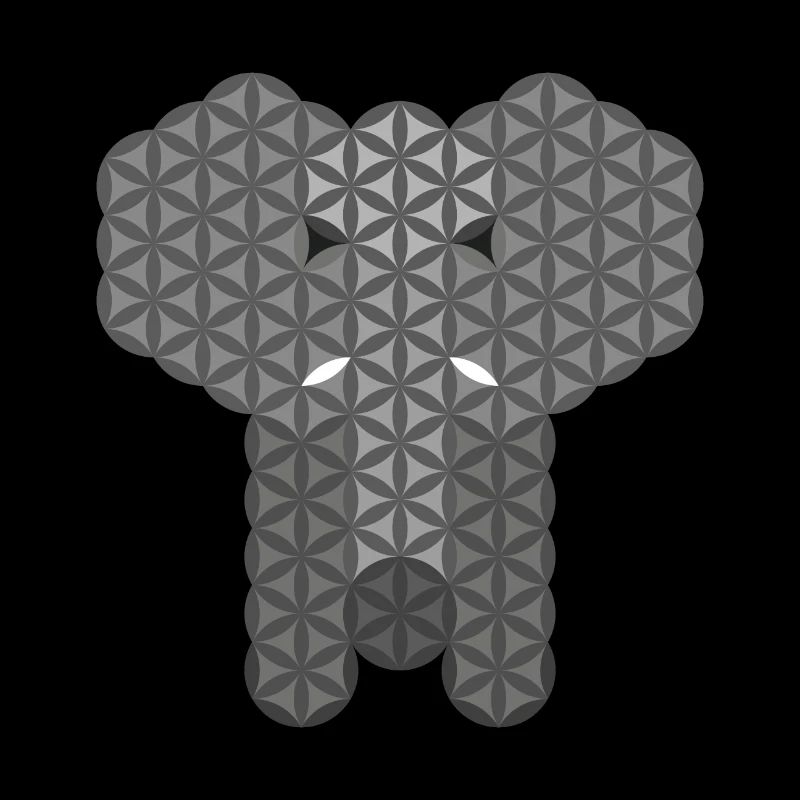 Éléphant sacré - Éléphant de vie.