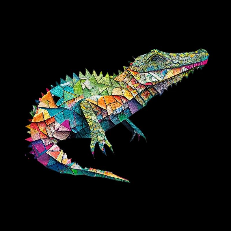 Origami Krokodil