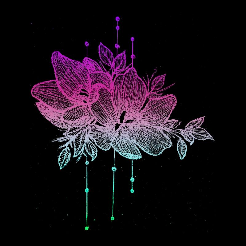 Fleur en couleur