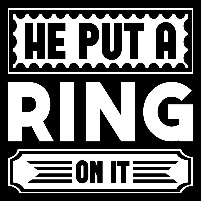 Il a mis une bague dessus