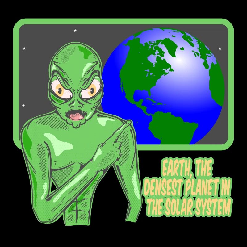 Die Erde ist ein dichter Planet