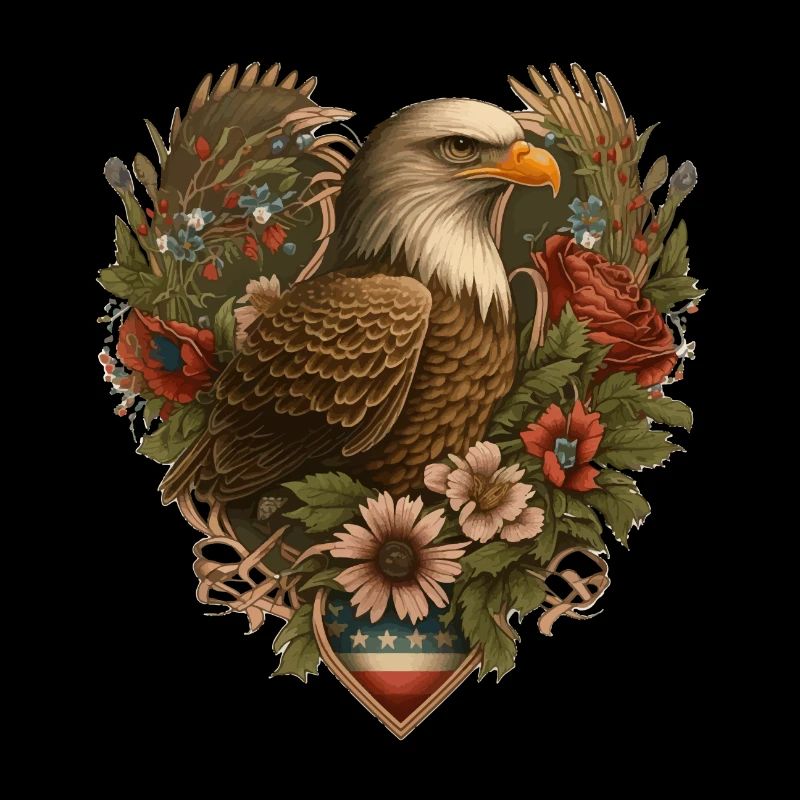 Cadeau Eagle Heart Patriot