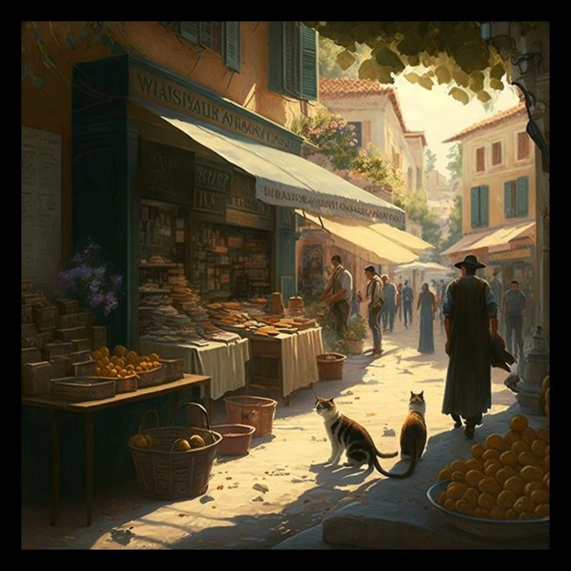 Marché peinture