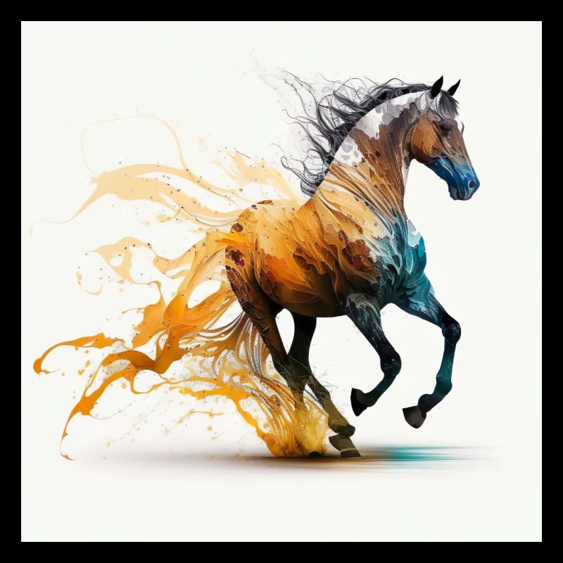 Feuriges Pferd Nr. 3