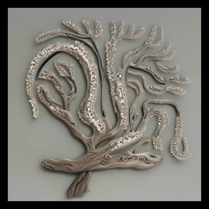 Alter blühender Baum