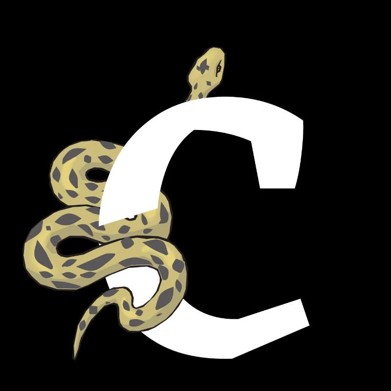 Buchstabe c Schlange