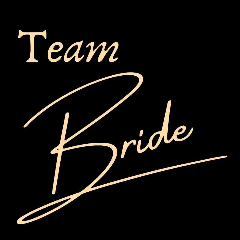 "Team up with the bride"