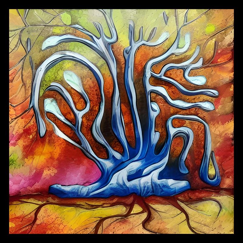 old tree during sunny summer day