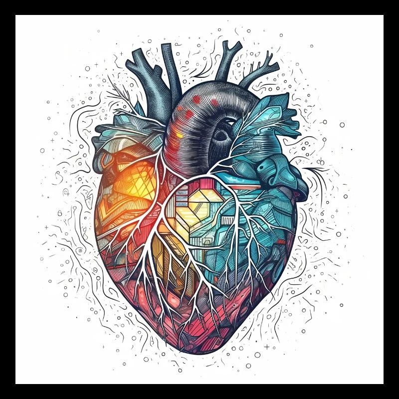 Creative heart for valetnine day