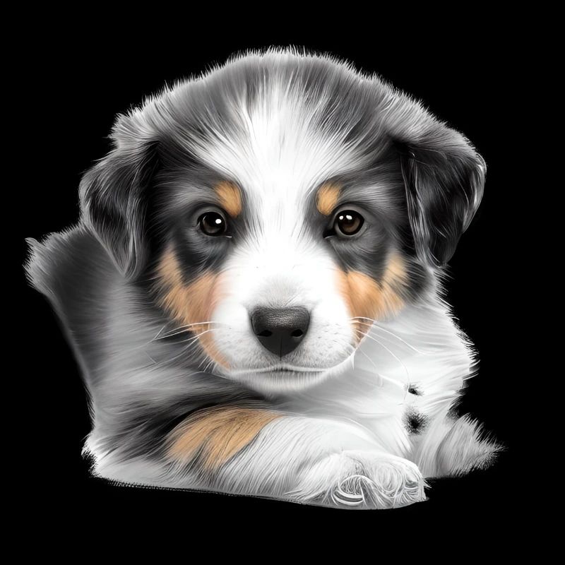 Hundewelpe Australischer Schäferhund Hundehalter