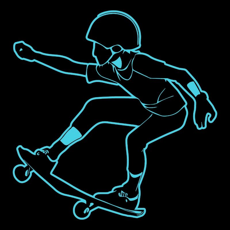 Skateboard Madchen Junge