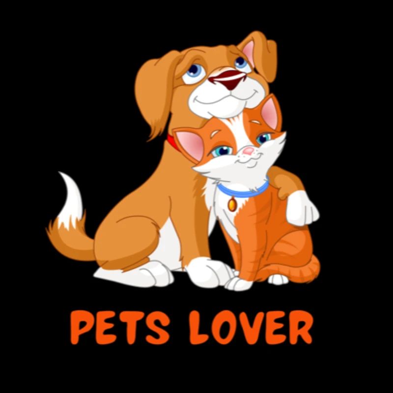 Les amoureux des animaux de chien et de chat aiment les animaux de compagnie