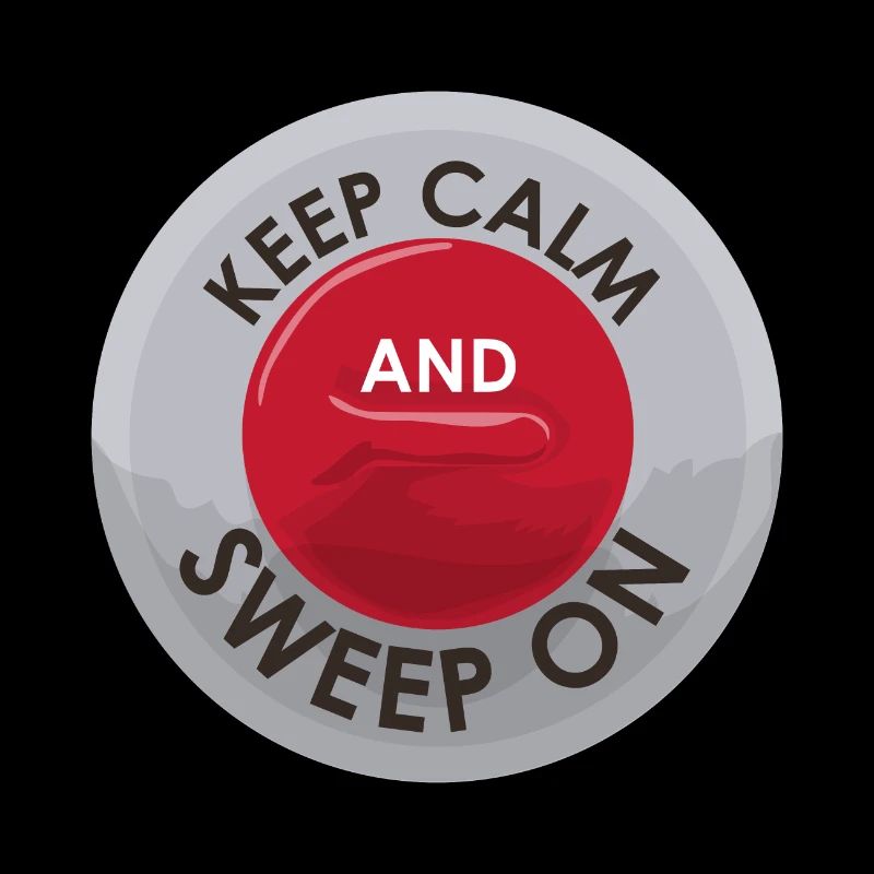Curling Keep Calm and Sweep On Winter Sport Gift