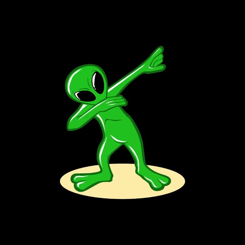 Dabbing Alien Dab Dance UFO Lover Gift Idea