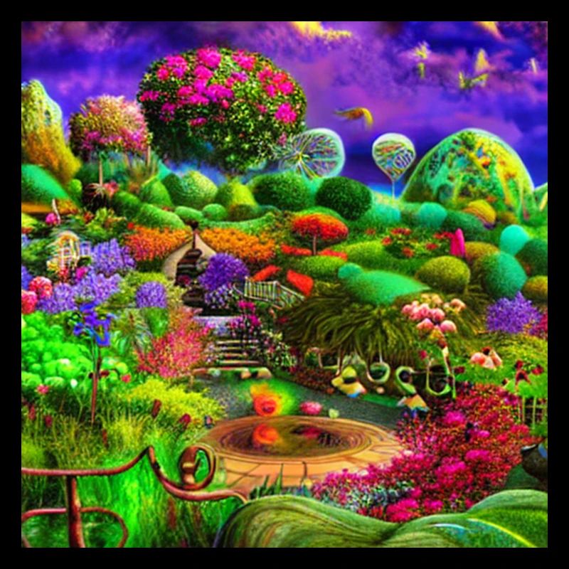 Surreal Garten