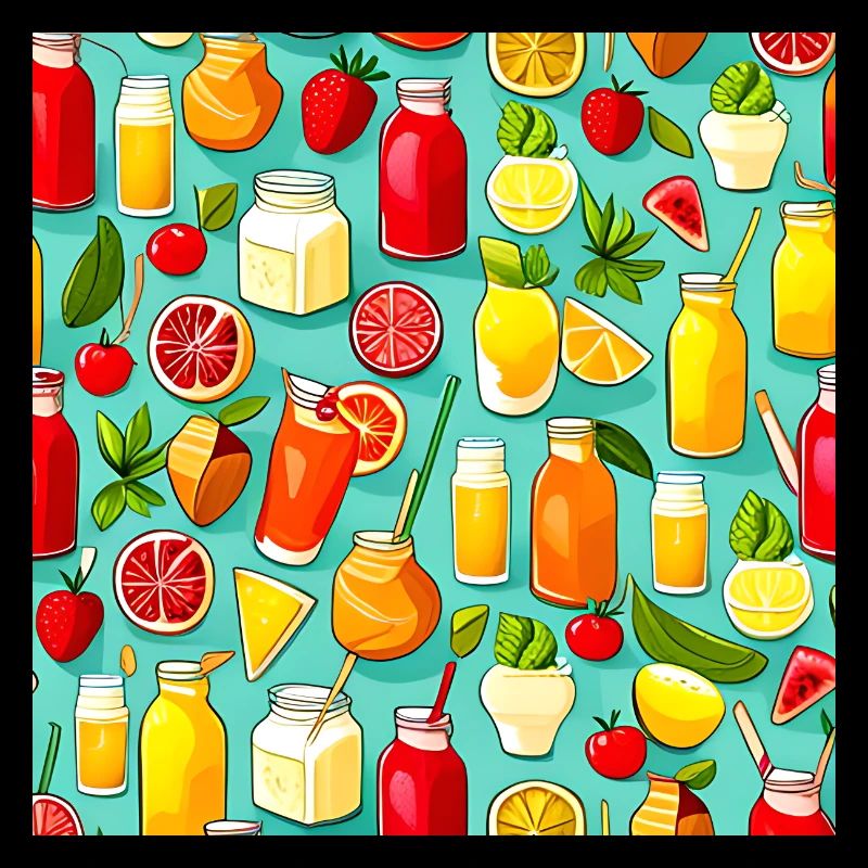 Leckeres Sommerlimonaden-Muster