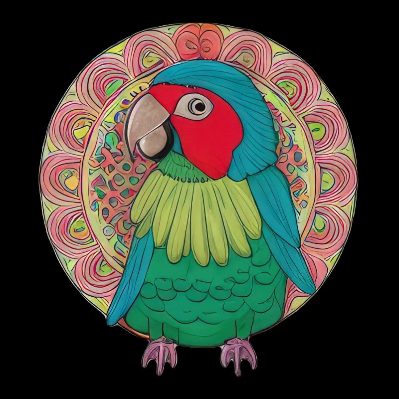 beautiful bright parrot |