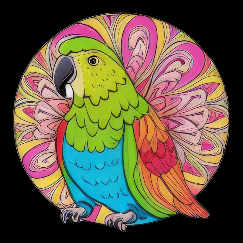 beautiful bright parrot |