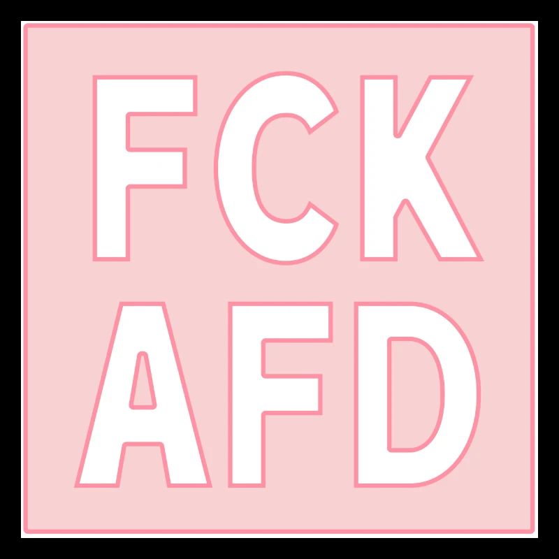 FCK AFD rosa