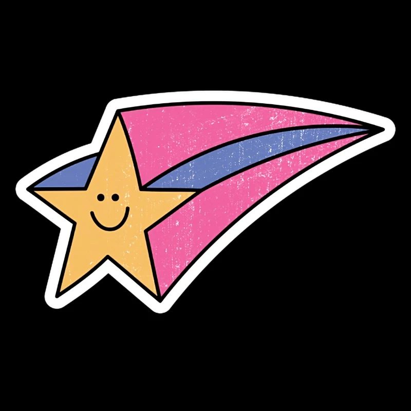 Retro Sternschnuppe