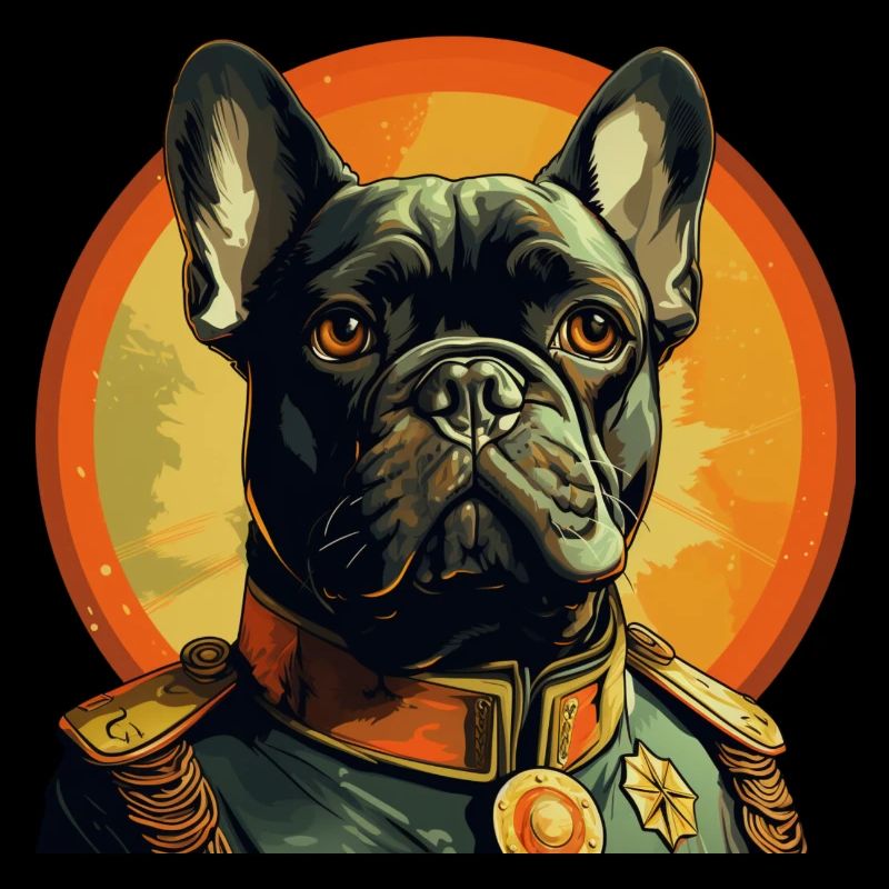 Bouledogue français Charles de Gaulle