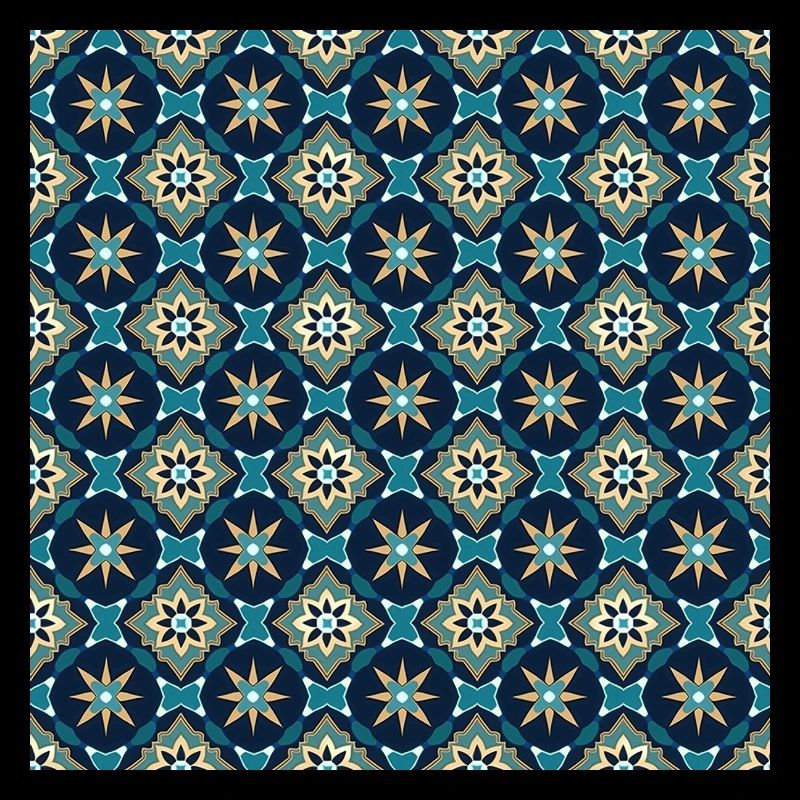 Tiles Seamless Pattern Motif Geometric Modern Art