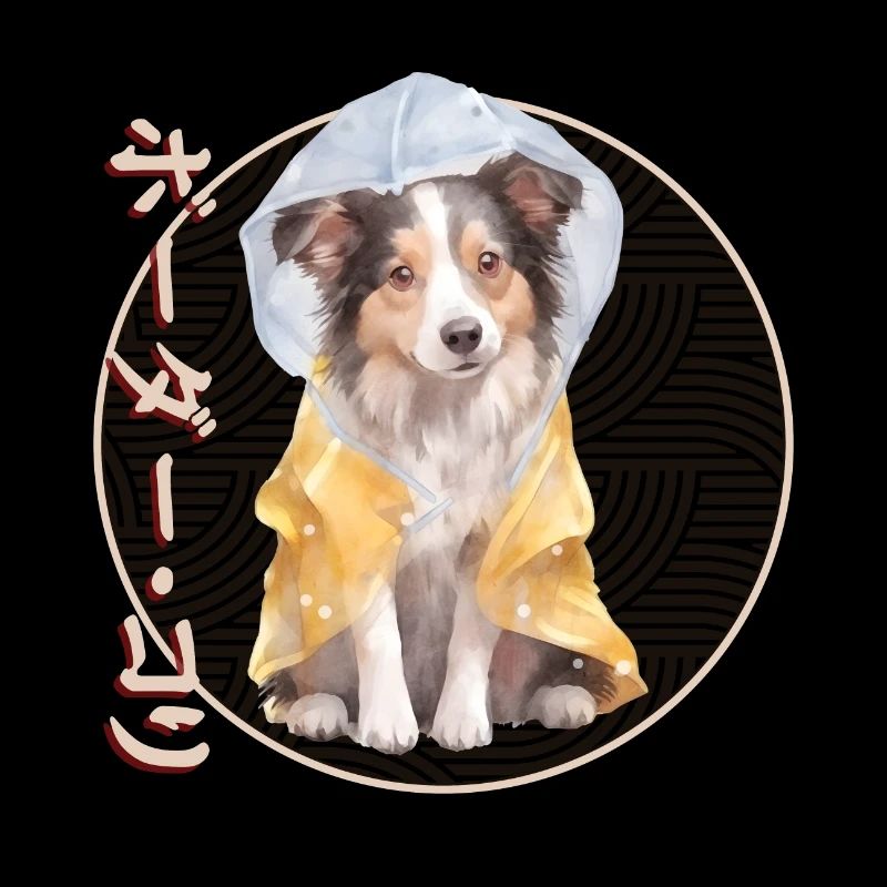 Japanischer Border Collie Welpe