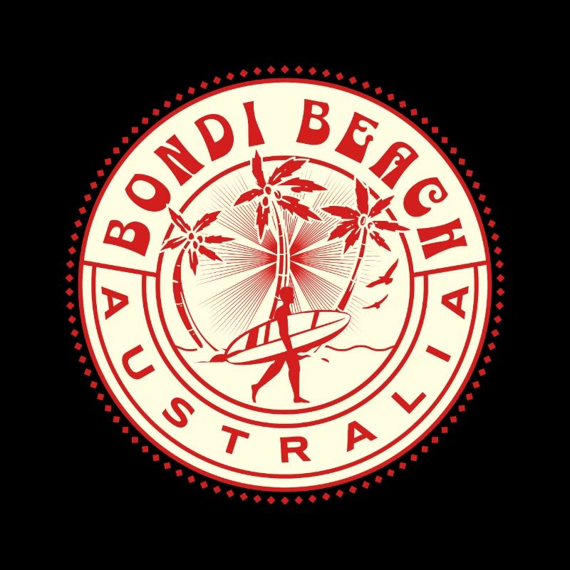 Bondi Beach Australie Surfeur