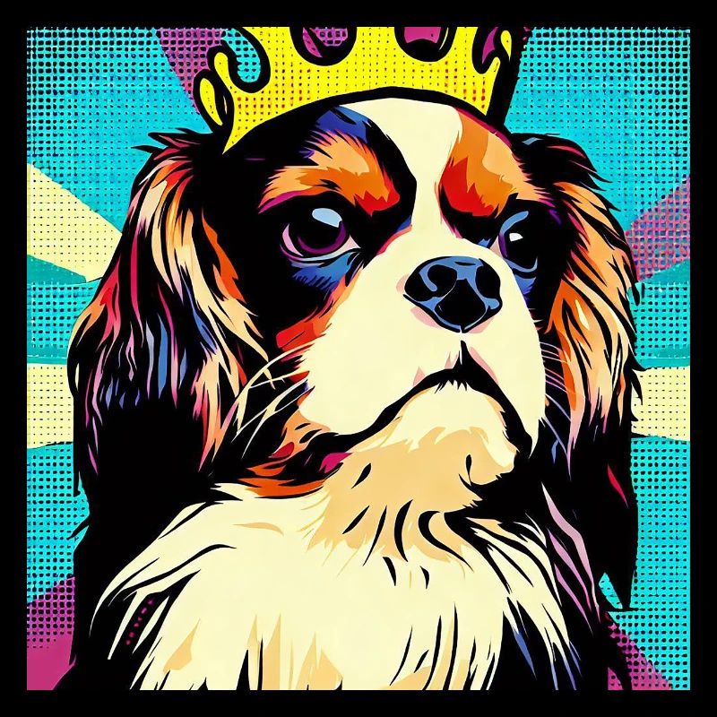 Cavalier King Charles Spaniel Pop Art